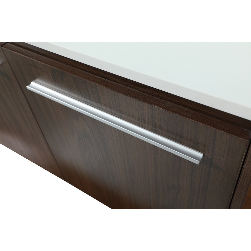 36 Inch Single Bathroom Vanity In Walnut. Picture 13