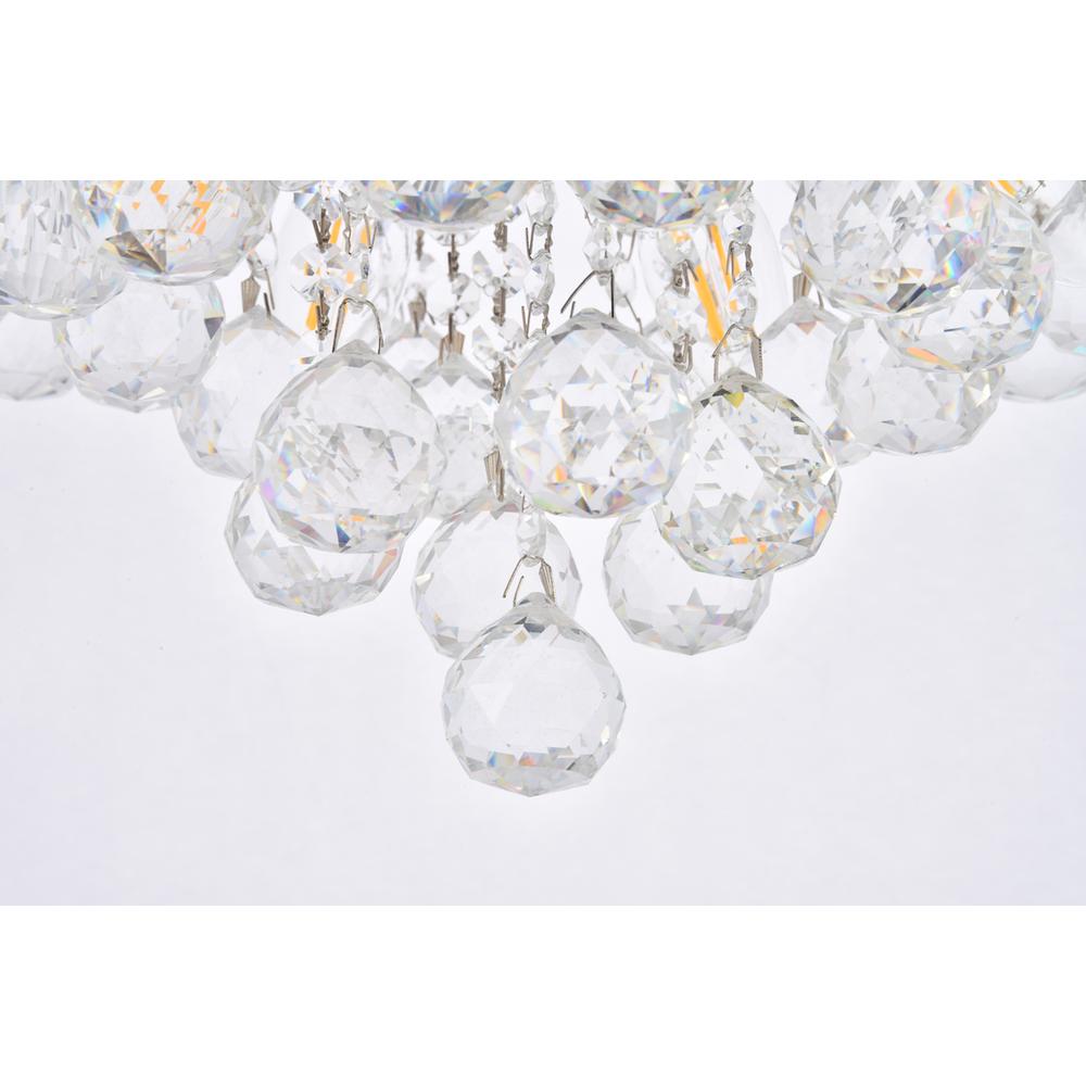 Toureg 6 light Chrome Pendant Clear Royal Cut Crystal. Picture 3
