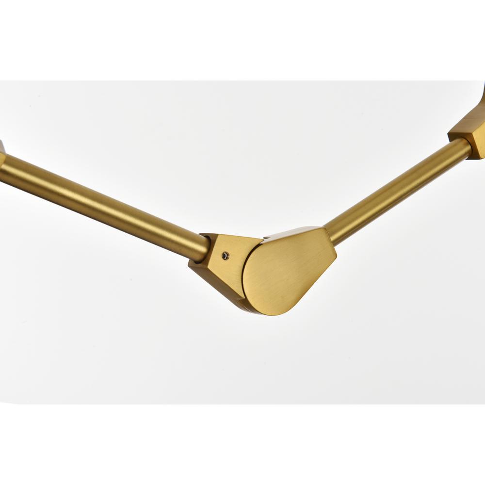 Cavoli 61 inch Chandelier in Brass. Picture 6