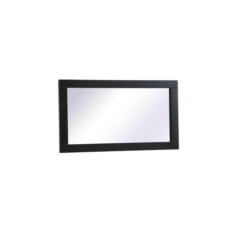 Aqua vanity mirror 18x32 inch in black. Picture 7