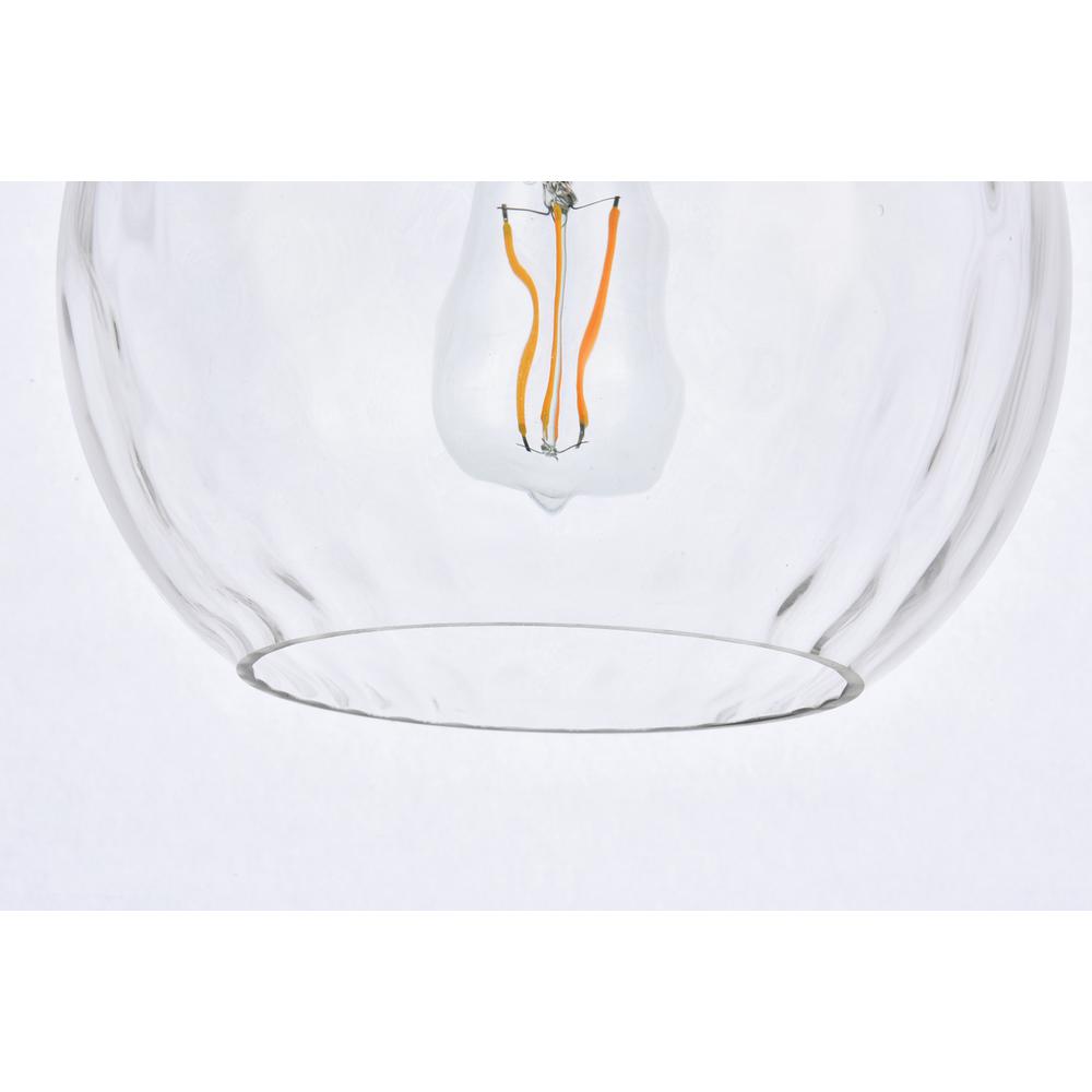 Cashel 10 inch light chrome pendant. Picture 3