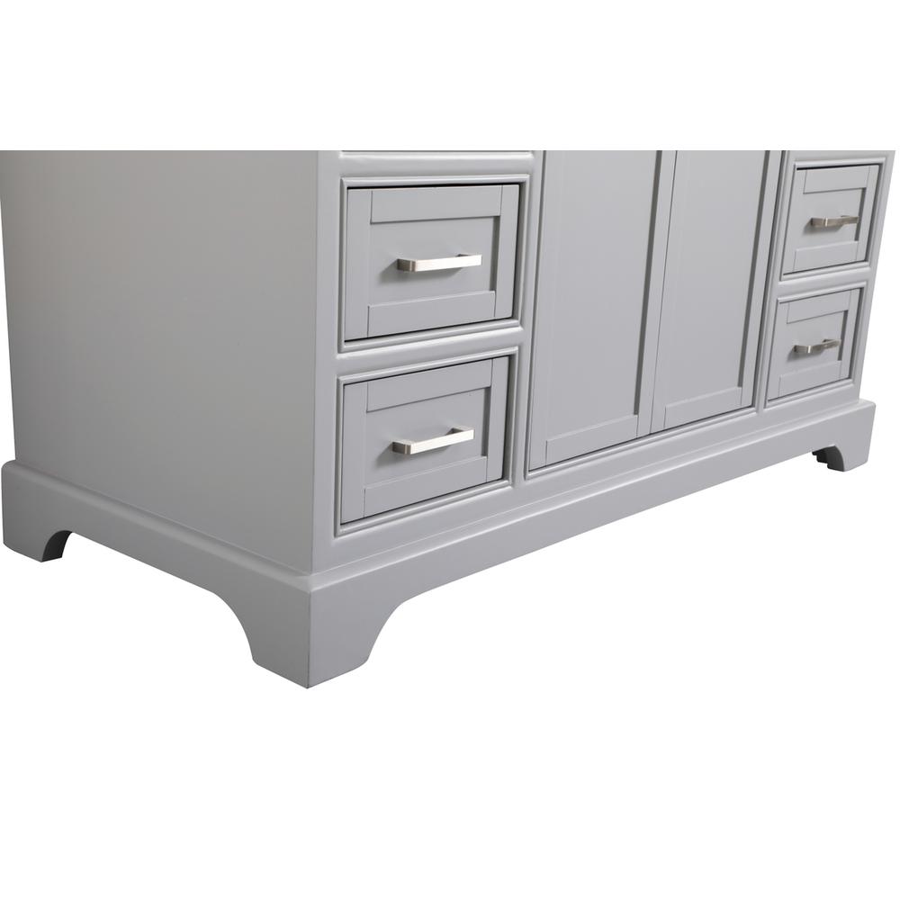 48 In. Single Bathroom Vanity Set In Light Grey. Picture 10