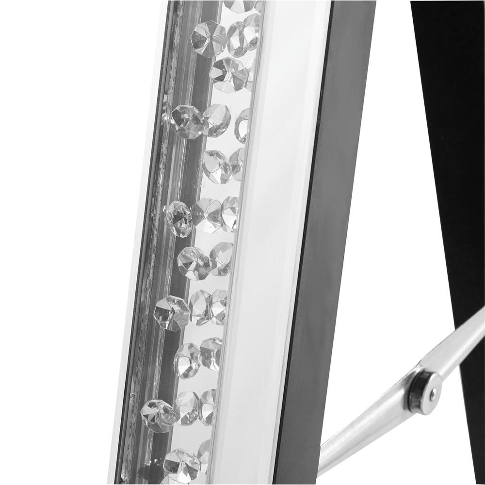 Sparkle 22 in. Contemporary Standing Full length Mirror in Clear. Picture 2