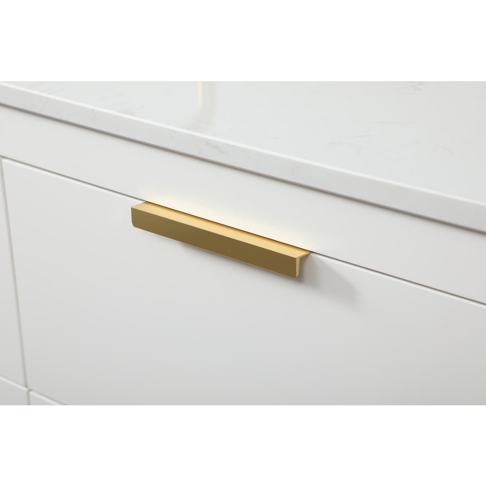 60 inch Single bathroom vanity in white. Picture 12