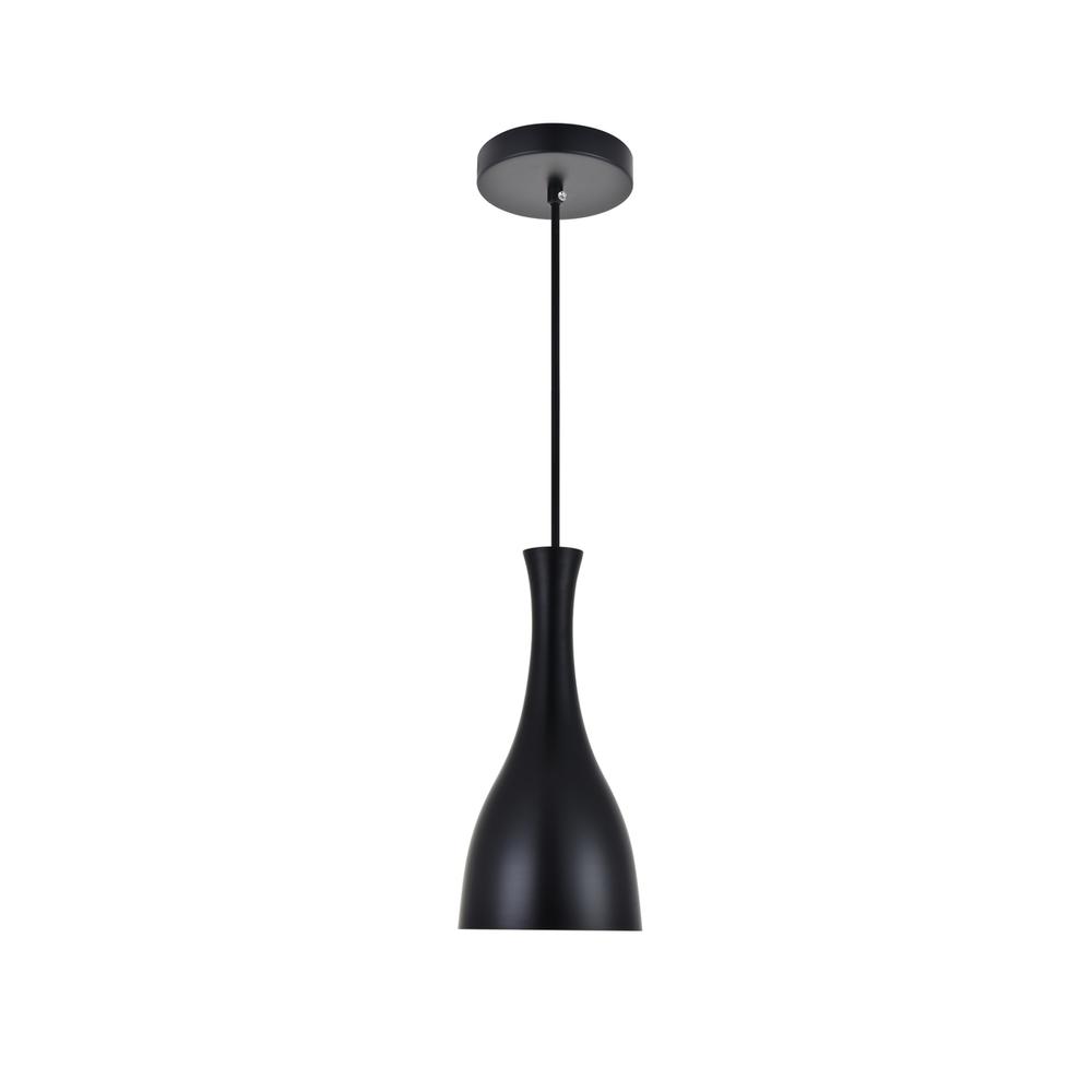 Aiken 1 Light Black Pendant. Picture 1