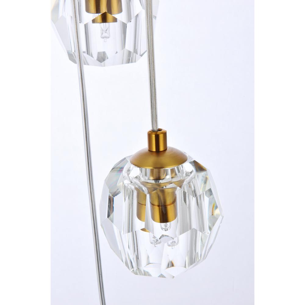 Eren 10 lights Gold pendant. Picture 5