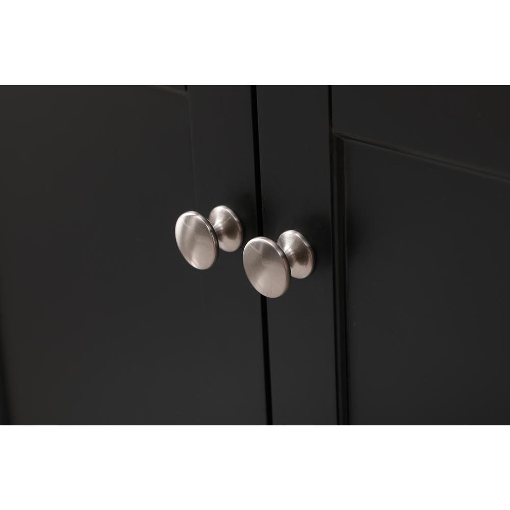 30 inch Single bathroom vanity set in black. Picture 12
