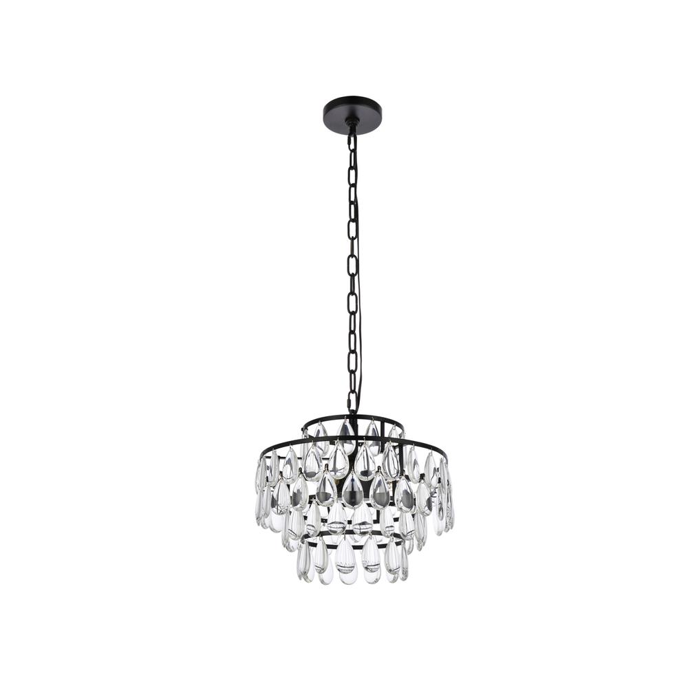 Mila 14 inch pendant in black. Picture 6