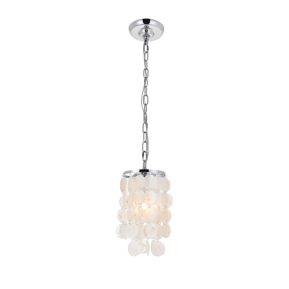 Selene 1 light Chrome Pendant. Picture 1