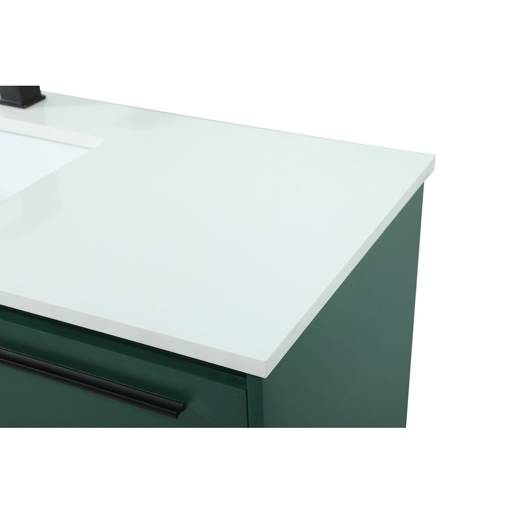 48 Inch Single Bathroom Vanity In Green. Picture 12