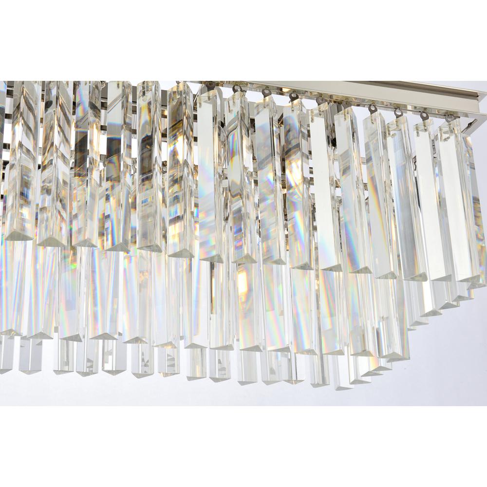 Sydney 12 light polished nickel Chandelier Clear Royal Cut Crystal. Picture 3