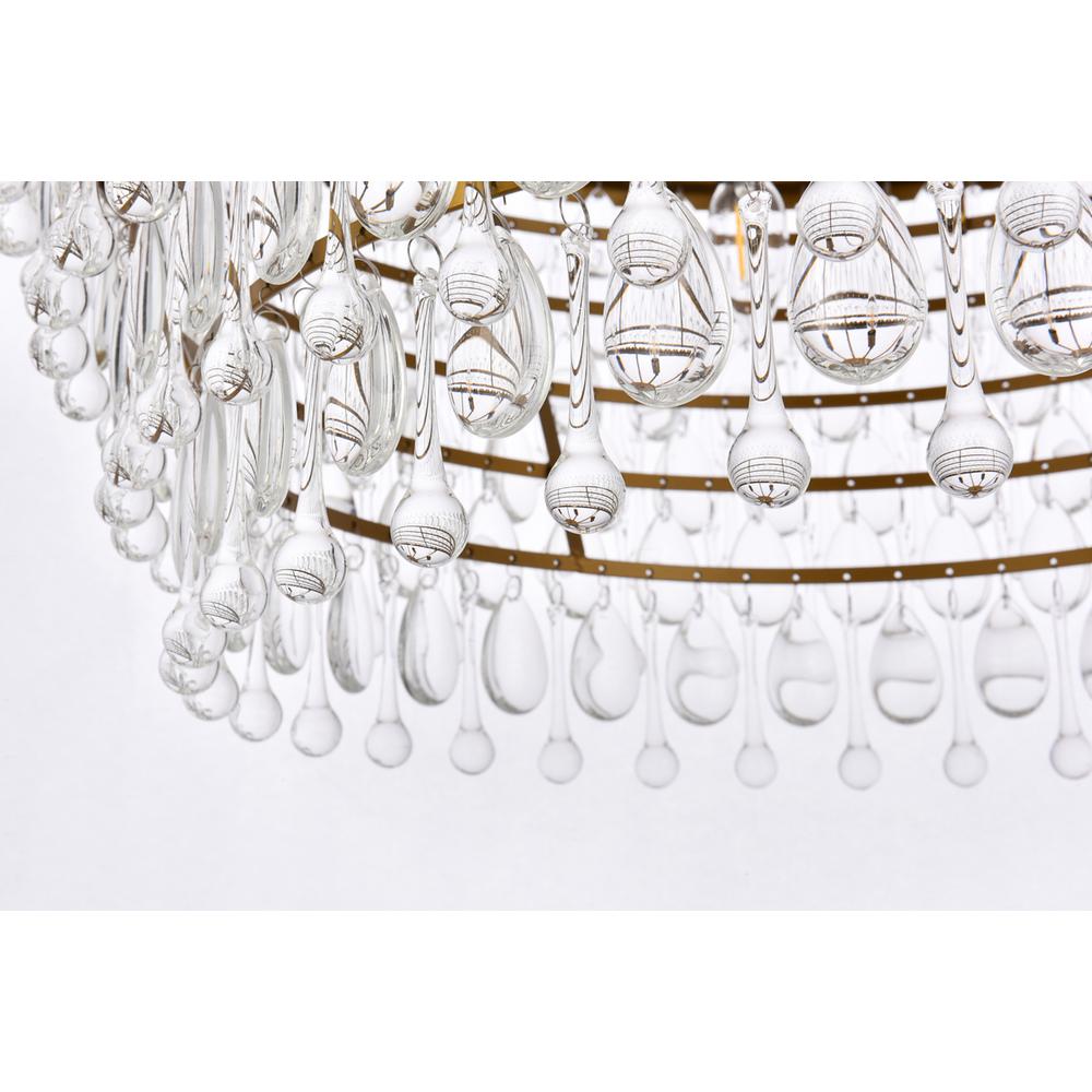 Nordic 6 lights brass chandelier. Picture 3