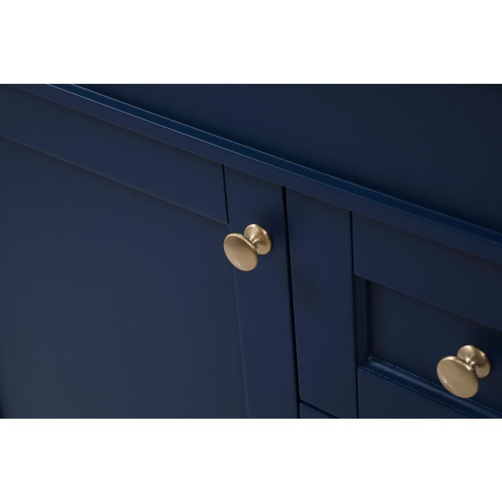 32 inch Single bathroom vanity in blue with backsplash. Picture 12