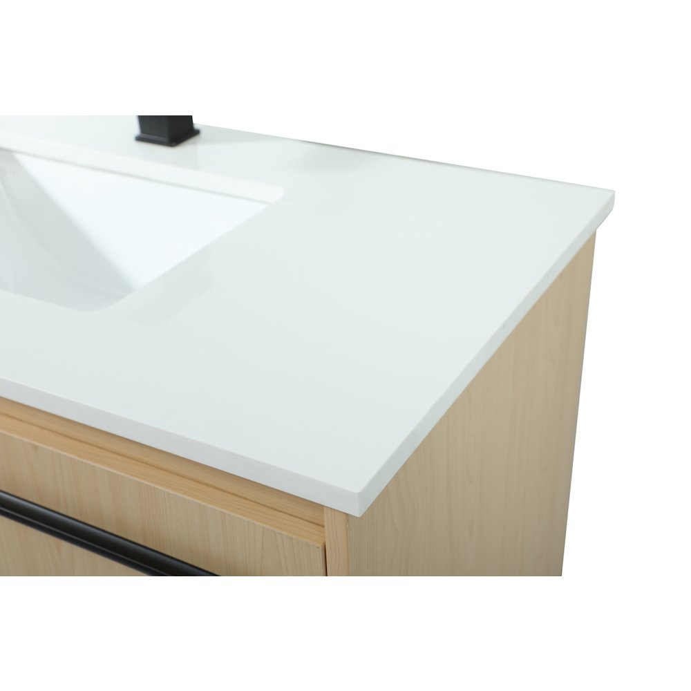 36 Inch Single Bathroom Vanity In Maple. Picture 12