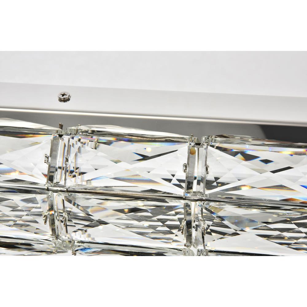 Valetta Integrated LED chip light Chrome Chandelier Clear Royal Cut Crystal. Picture 5