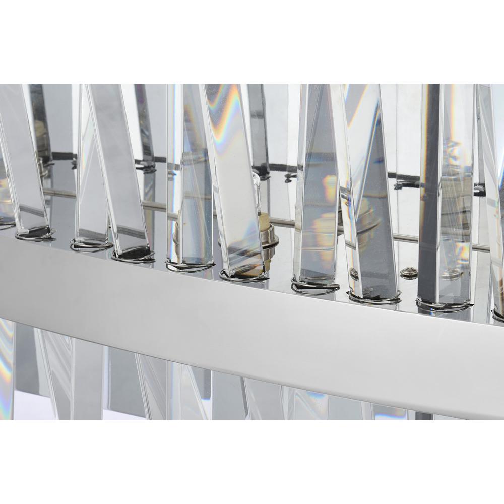 Serephina 24 inch crystal bath sconce in chrome. Picture 5