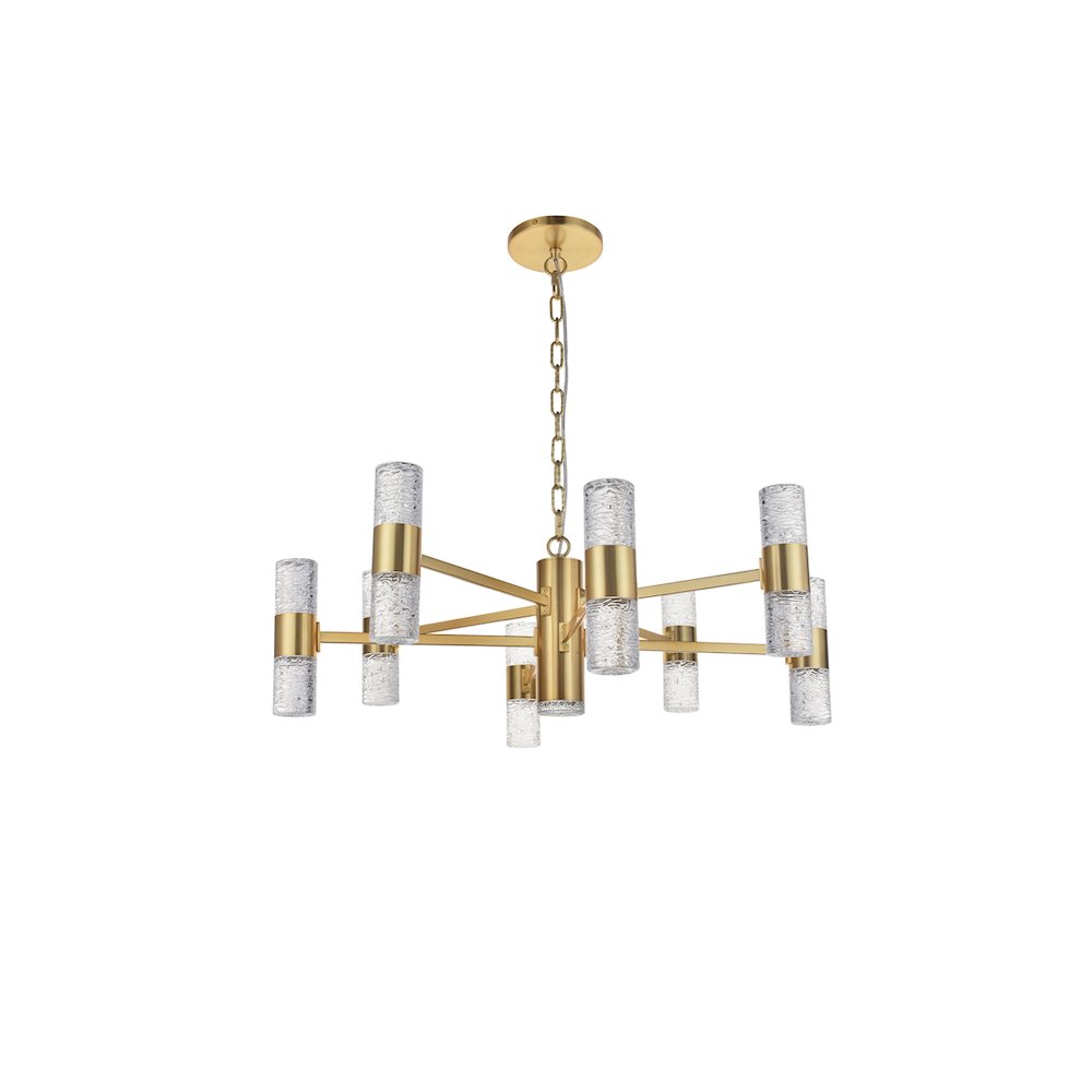 Vega 17 Light Gold Led Pendant. Picture 7