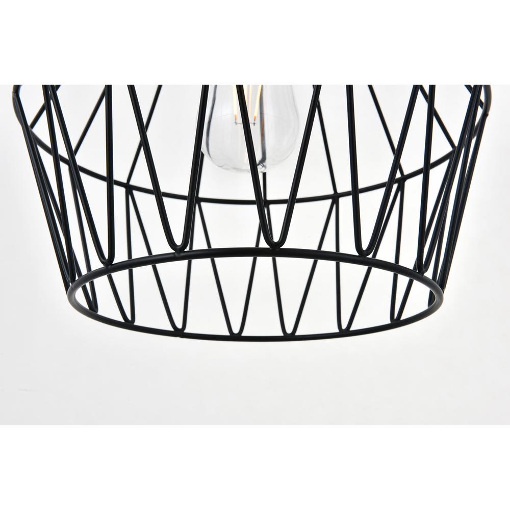 Candor 1 light black Pendant. Picture 11