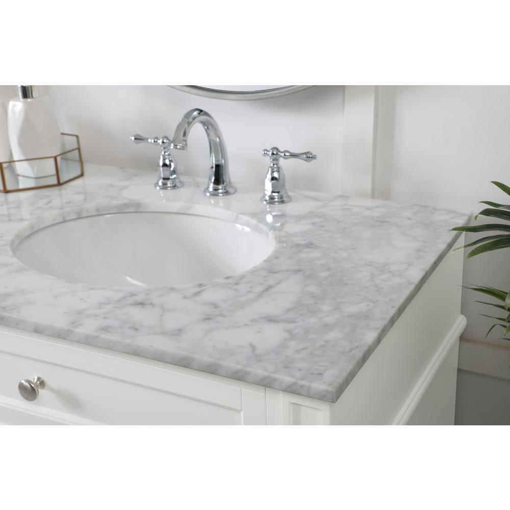 72 inch double bathroom vanity in white. Picture 5