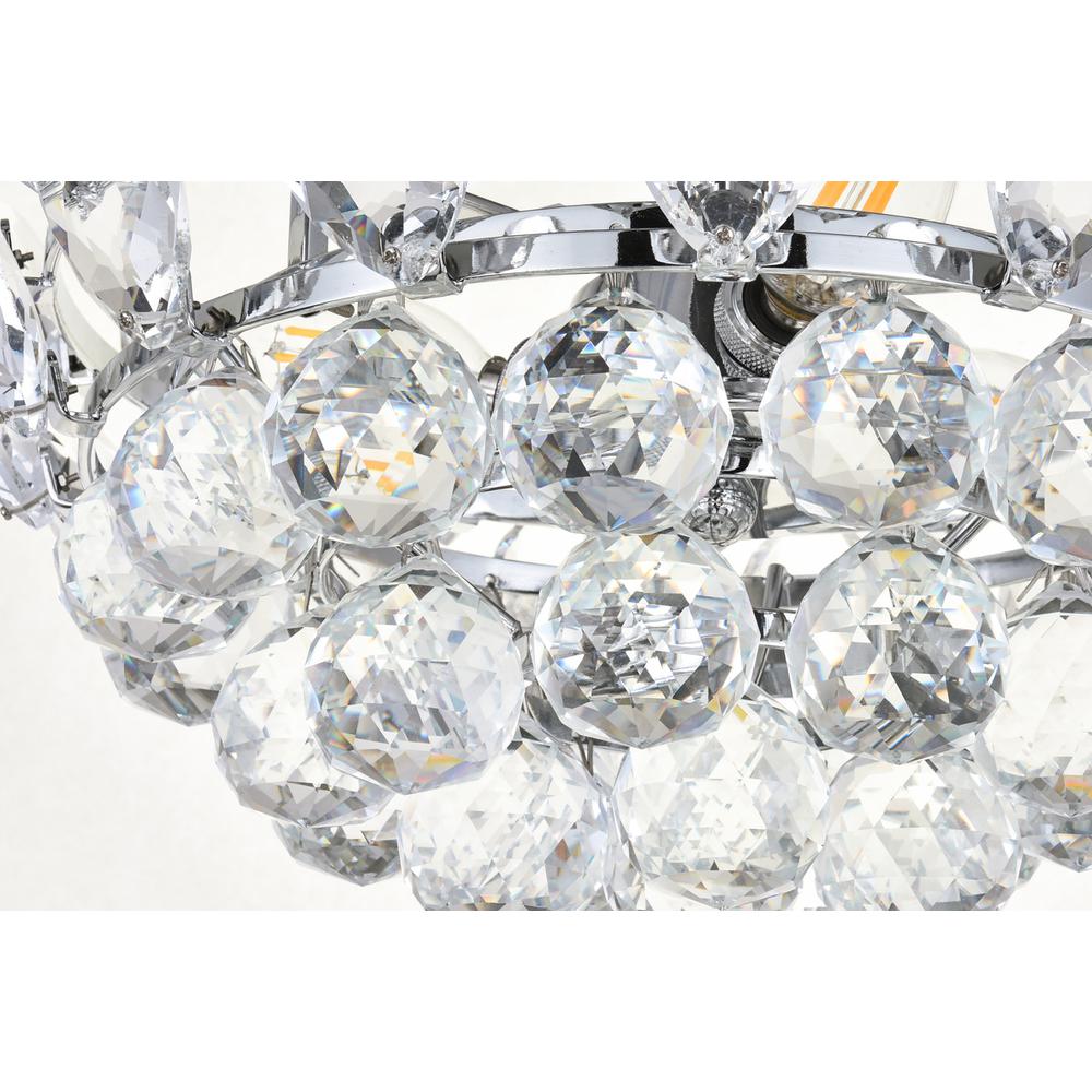 Emilia 14 inch flush mount in chrome. Picture 3