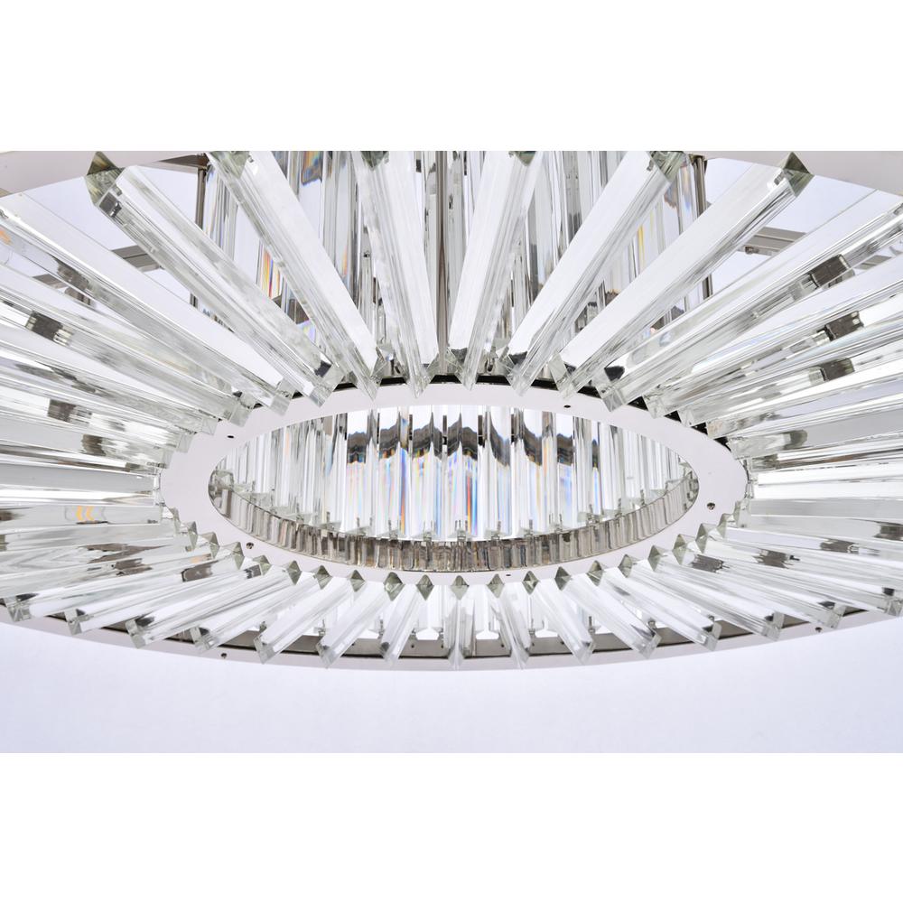 Chelsea 10 light polished nickel Chandelier Clear Royal Cut Crystal. Picture 3