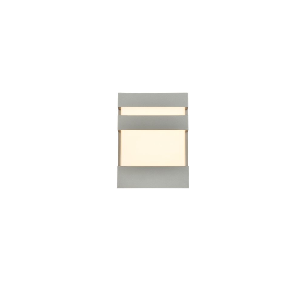 Raine Integrated Led Wall Sconce In Silver. Picture 1