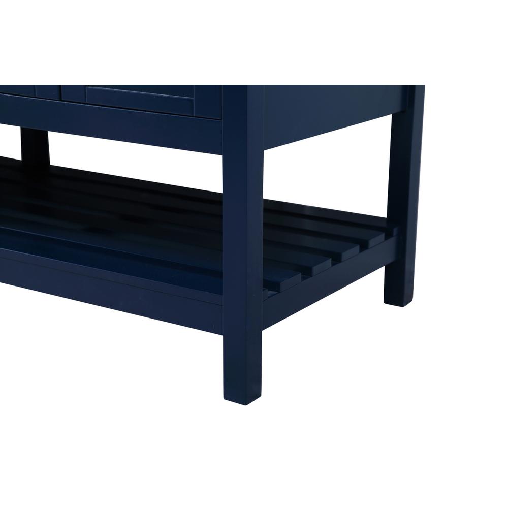 72 inch Double Bathroom Vanity in Blue. Picture 12