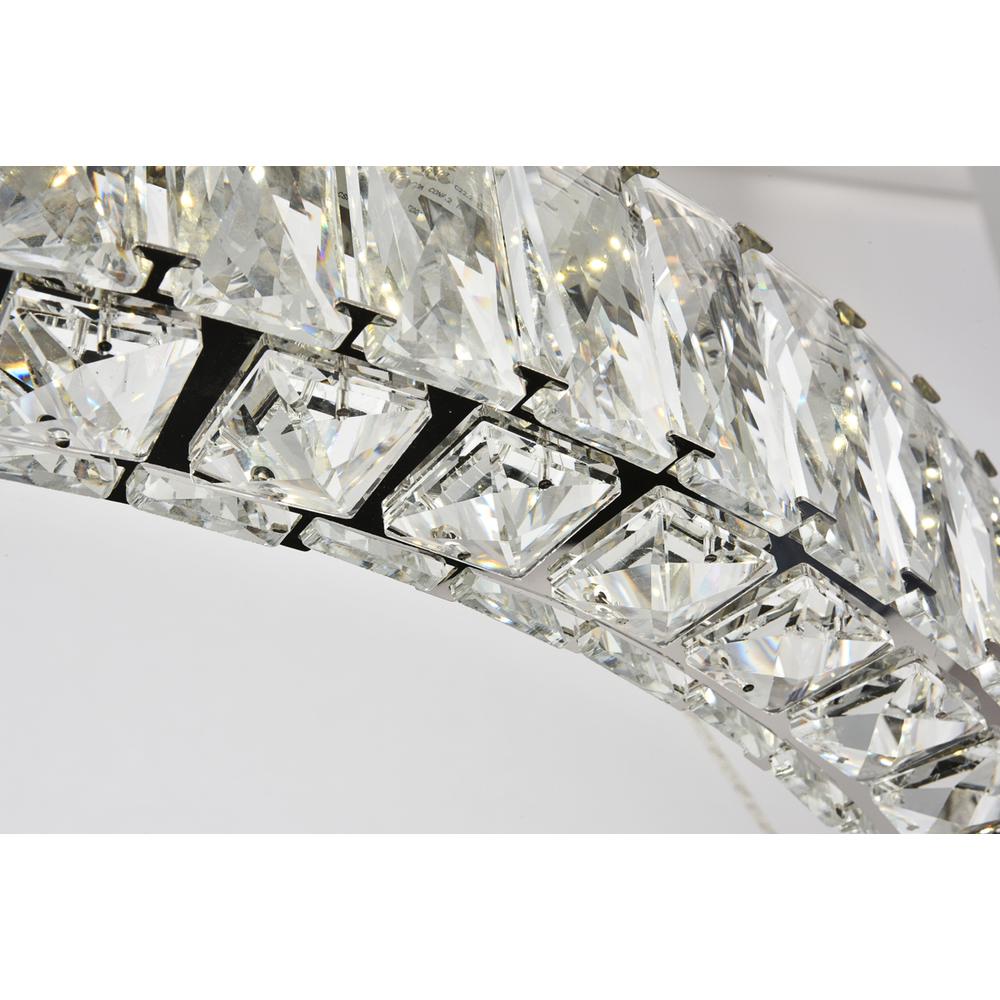 Monroe Integrated LED chip light Chrome Chandelier Clear Royal Cut Crystal. Picture 6