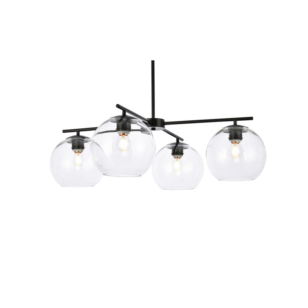 Opus 4 lights black pendant. Picture 2