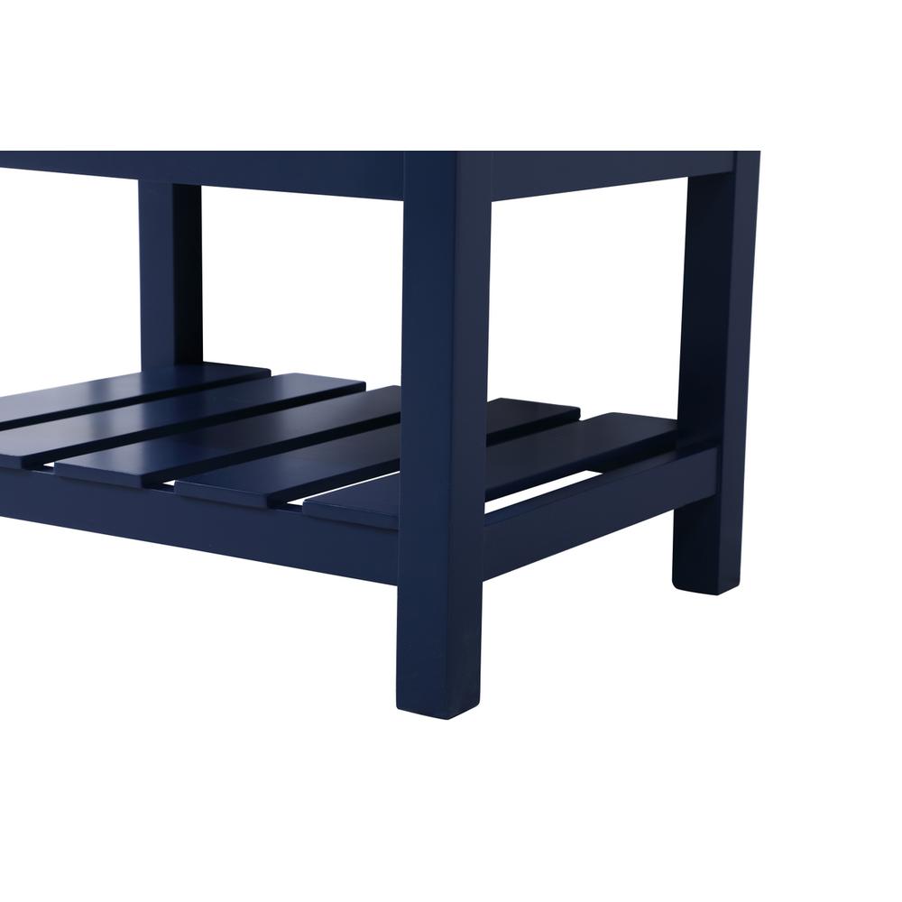 30 inch Single bathroom vanity in blue with backsplash. Picture 13