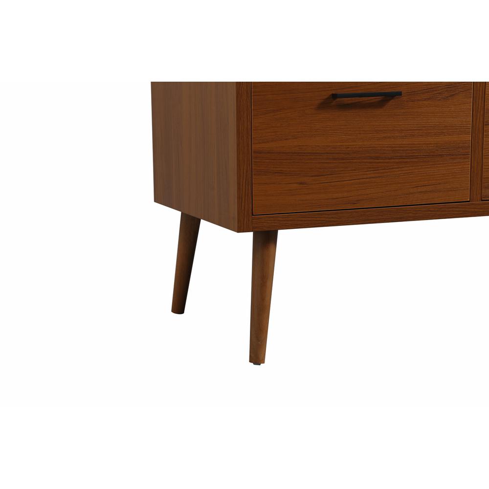 42 inch Single bathroom vanity in teak. Picture 13