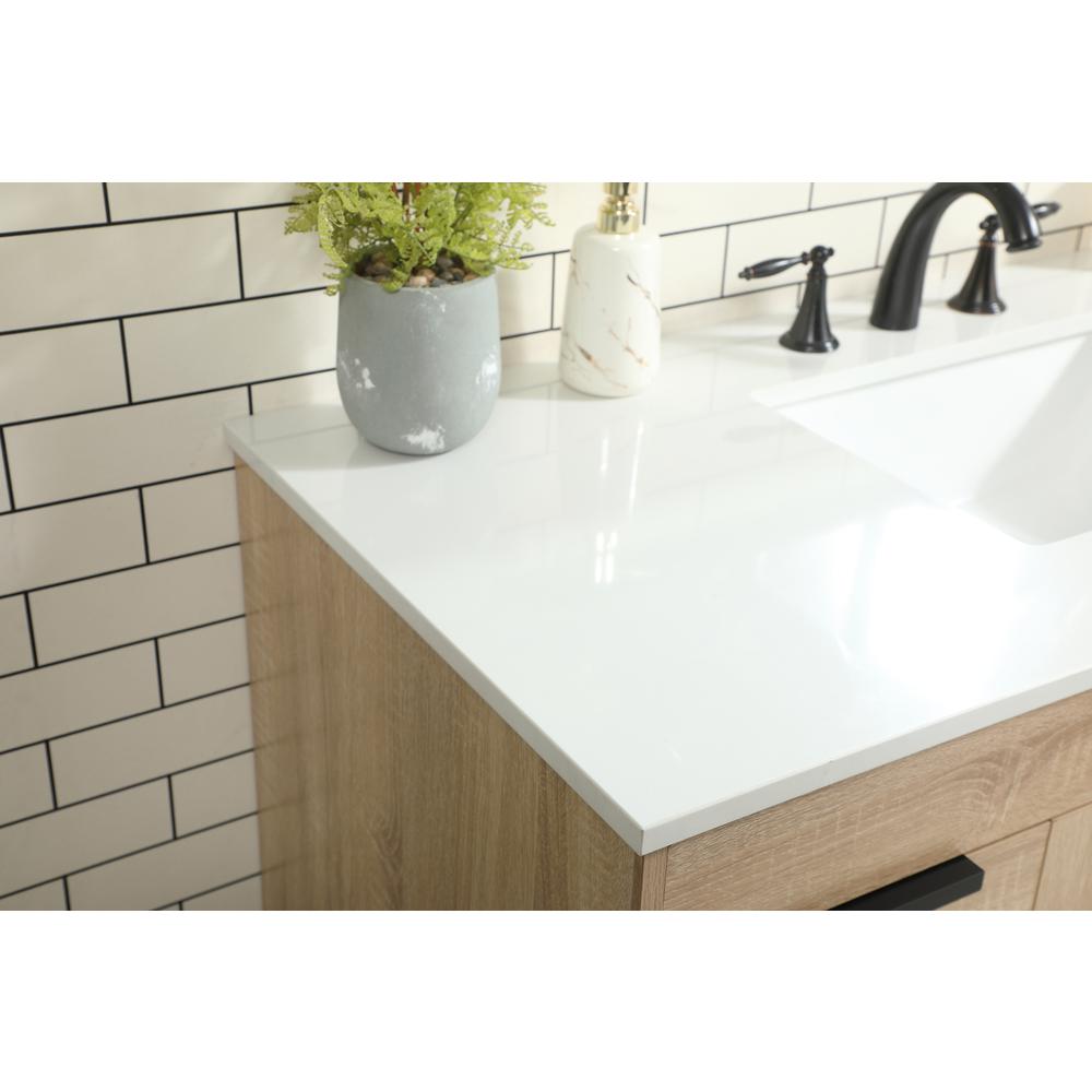 48 inch Single bathroom vanity in mango wood. Picture 5