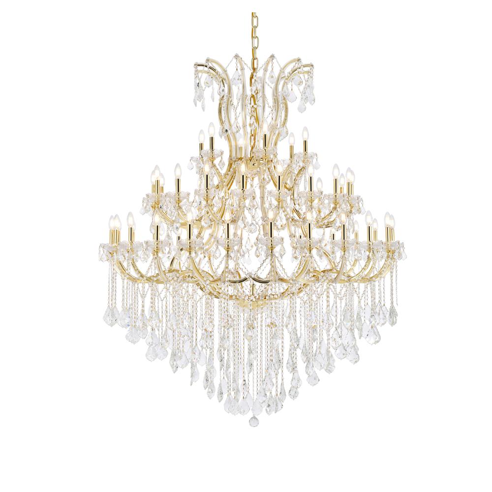 Maria Theresa 49 light Gold Chandelier Clear Royal Cut Crystal. Picture 2