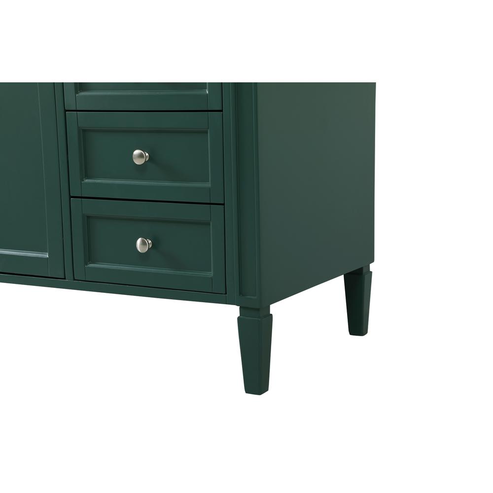 60 inch Single bathroom vanity in green. Picture 13