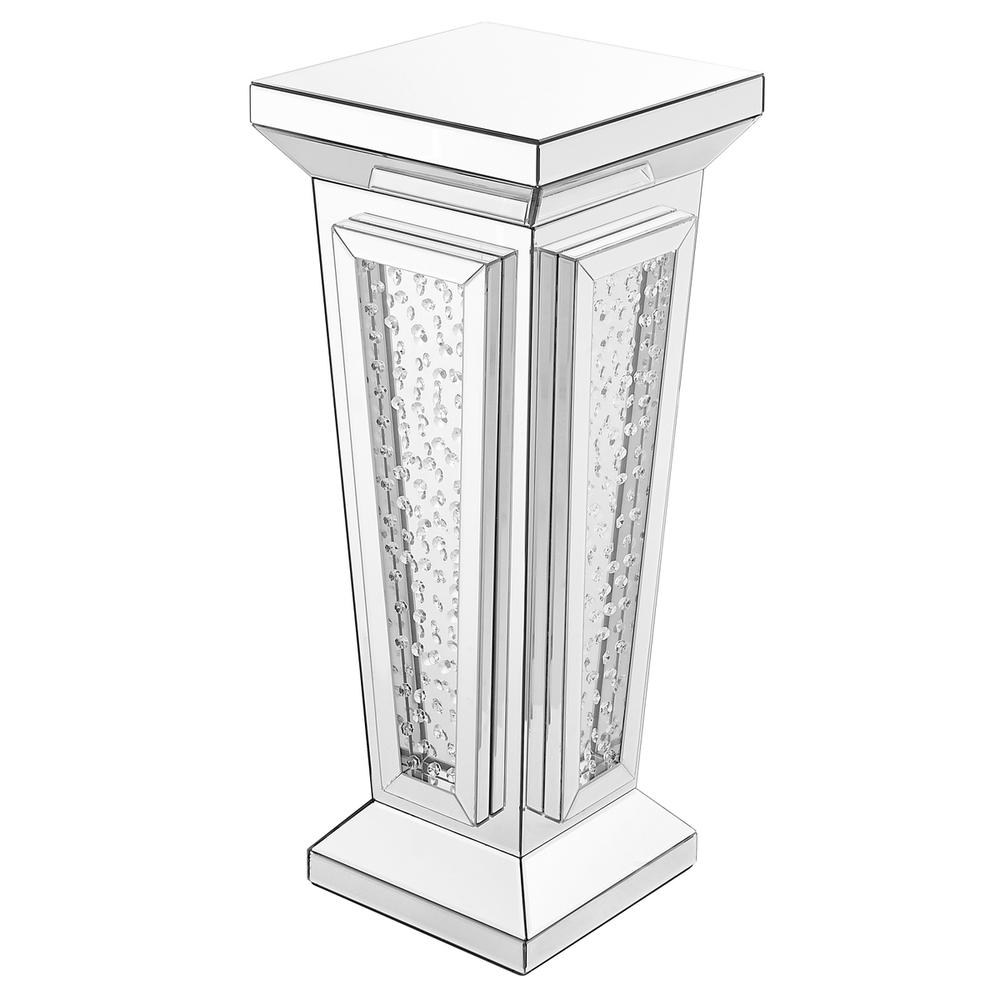 15 inch Crystal End Table in Clear Mirror Finish. Picture 4