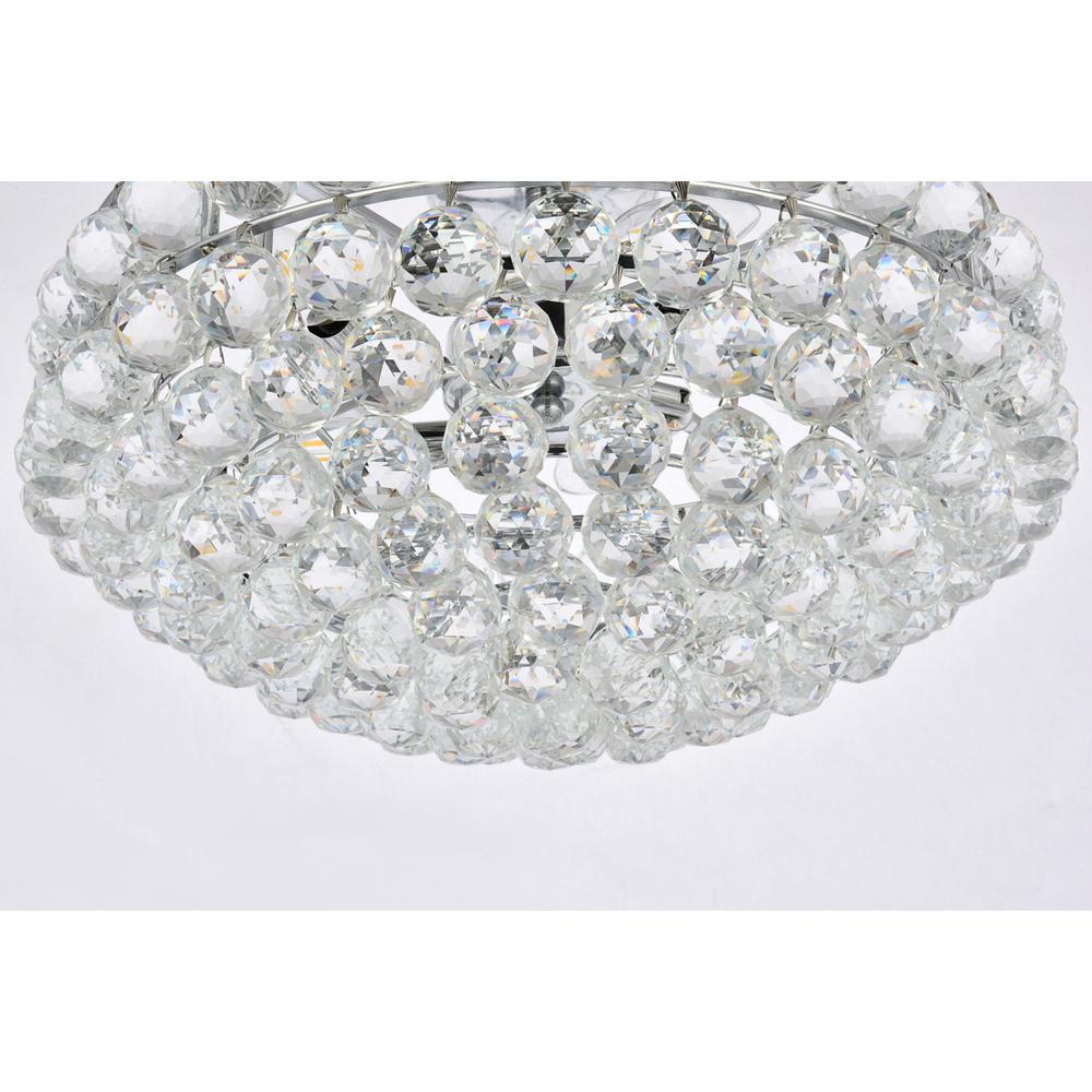 Savannah 20 inch flush mount in chrome. Picture 3