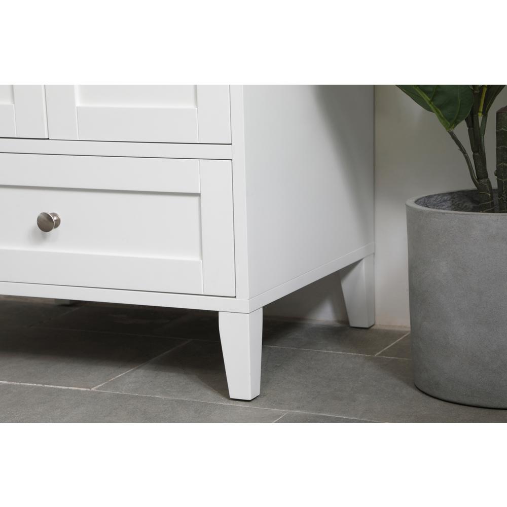 24 inch Single Bathroom Vanity in White. Picture 5