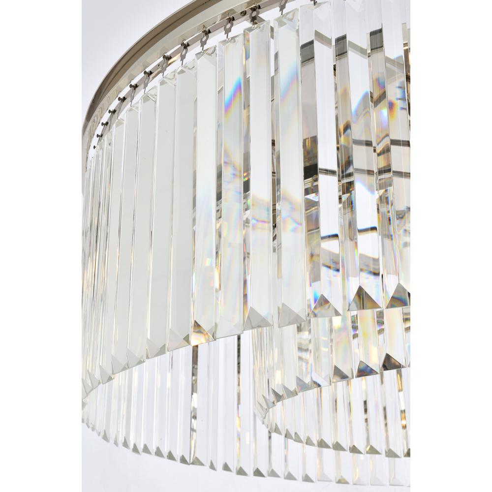 Sydney 10 light polished nickel Chandelier Clear Royal Cut Crystal. Picture 5