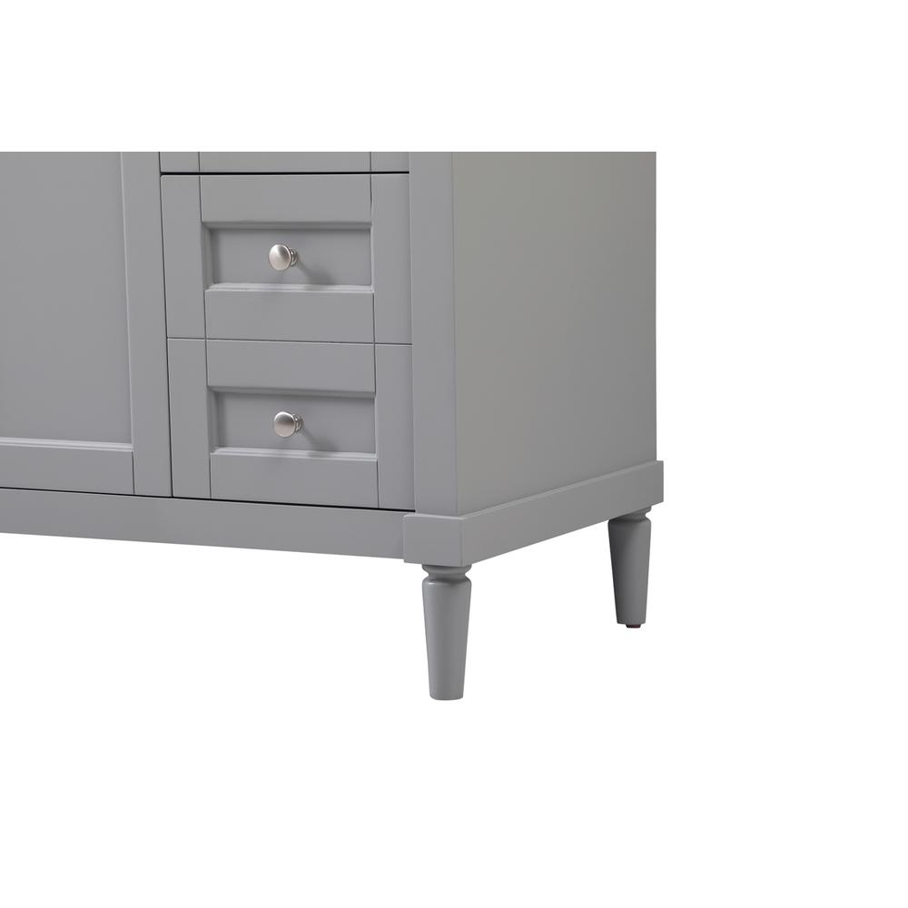 42 inch Single bathroom vanity in grey. Picture 13