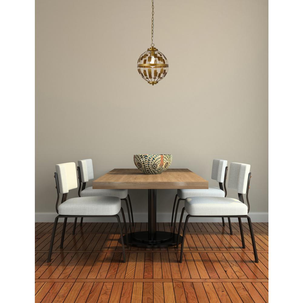 Levante 1 light pendant in brass. Picture 8