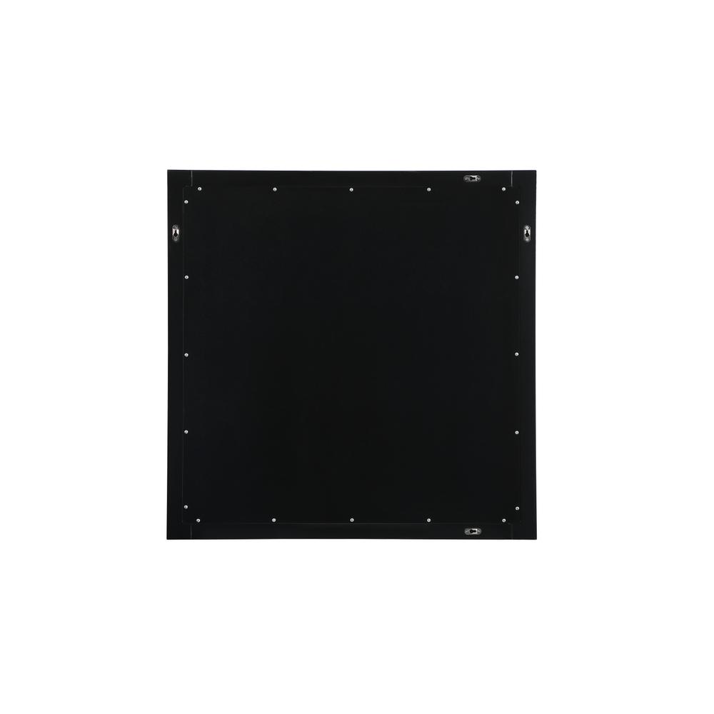 Aqua vanity mirror 36x36 inch in black. Picture 6