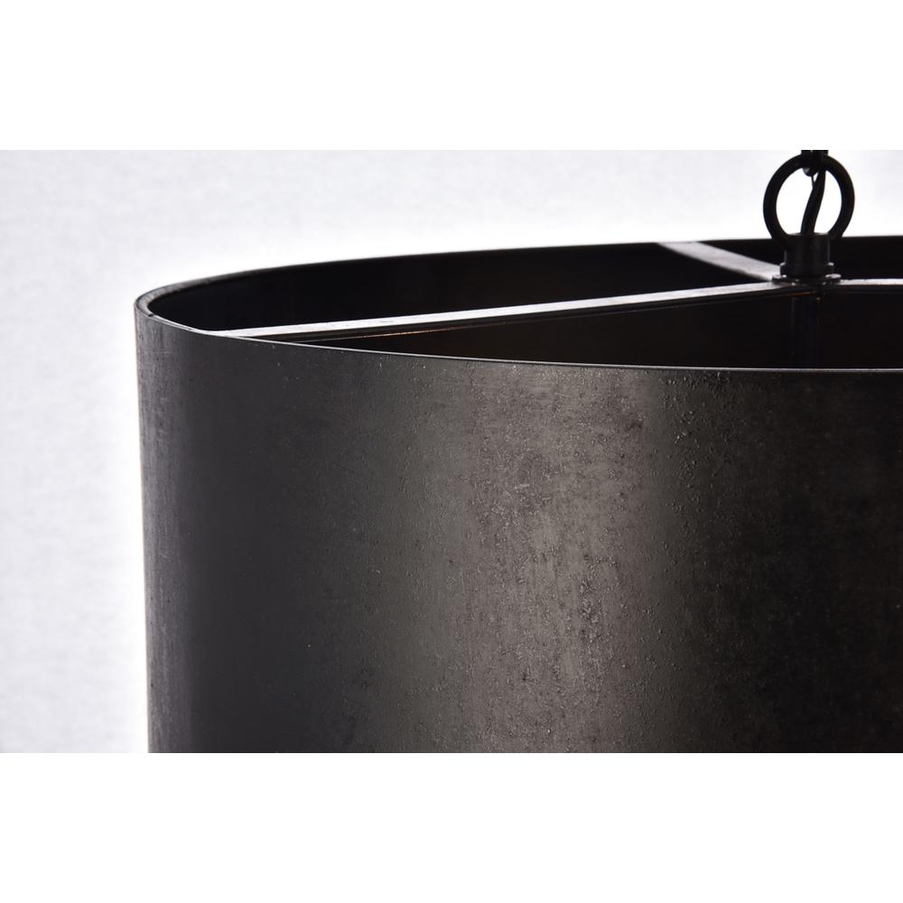 Miro Collection Pendant D20 H11.75 Lt:3 Vintage Black Finish. Picture 3
