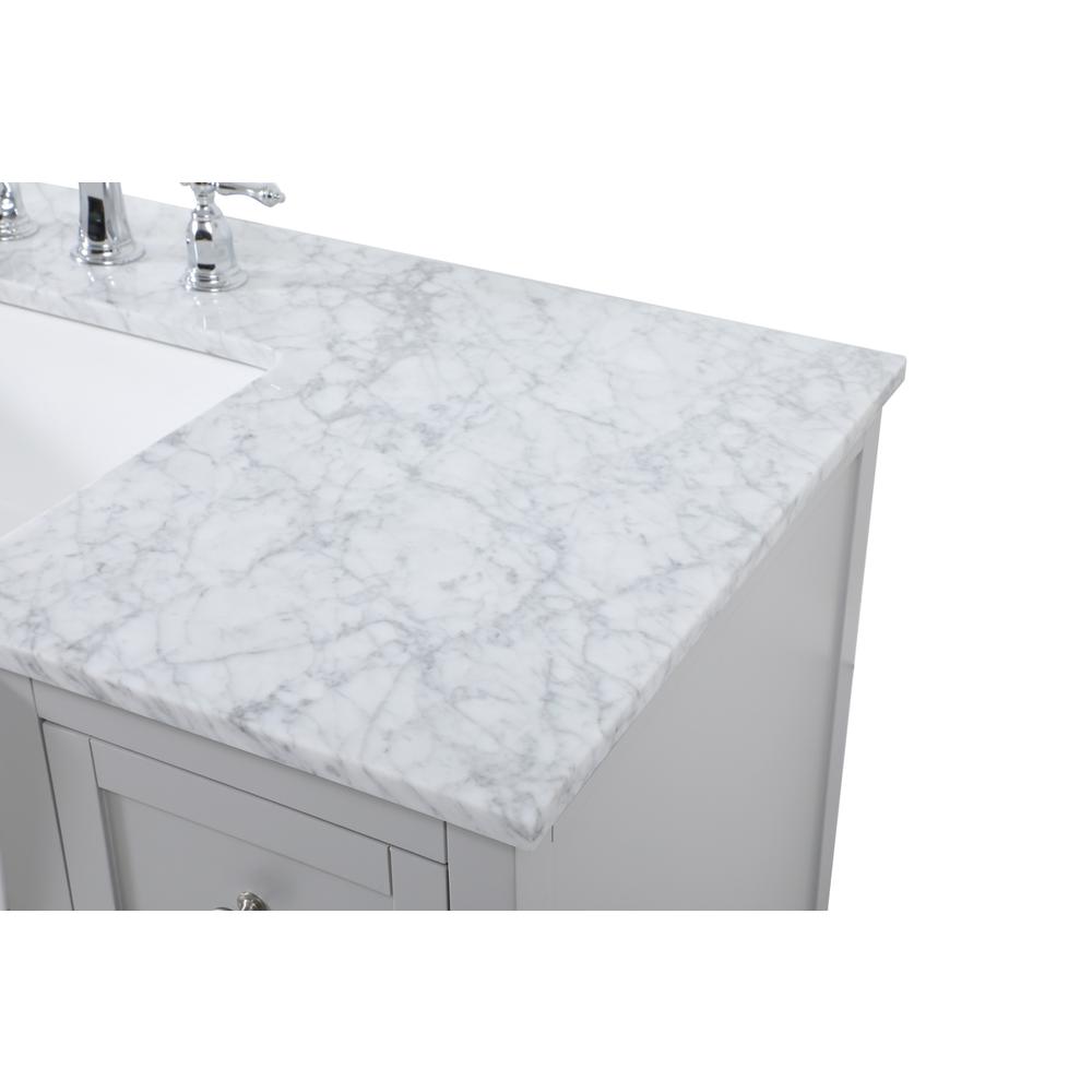 48 inch Single bathroom vanity in grey. Picture 11