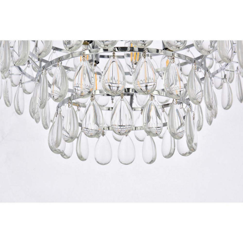 Mila 18 inch pendant in chrome. Picture 3