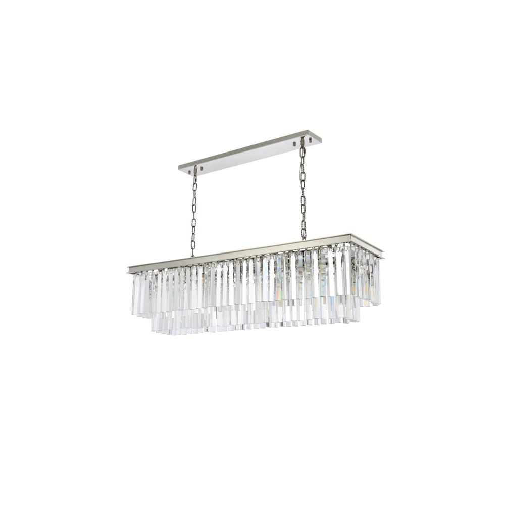 Sydney 12 light polished nickel Chandelier Clear Royal Cut Crystal. Picture 6