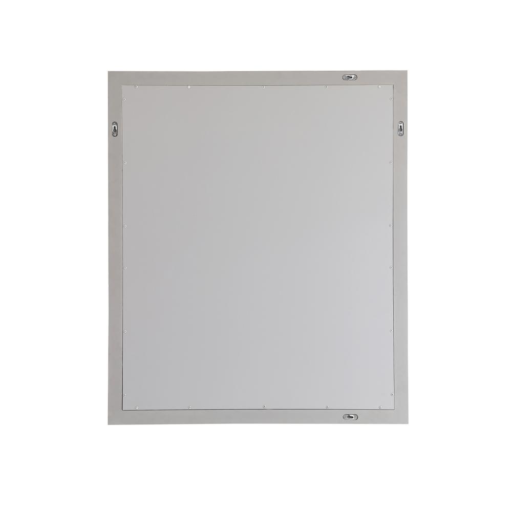 Aqua rectangle vanity mirror 42 inch in Grey. Picture 8