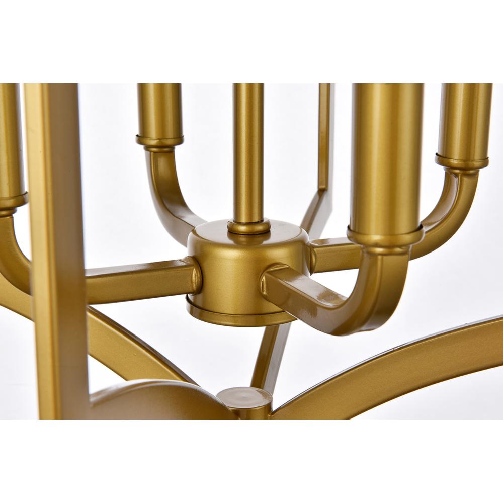 Kiera 4 lights pendant in brass. Picture 3