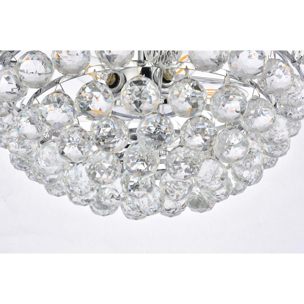 Emilia 18 inch flush mount in chrome. Picture 3