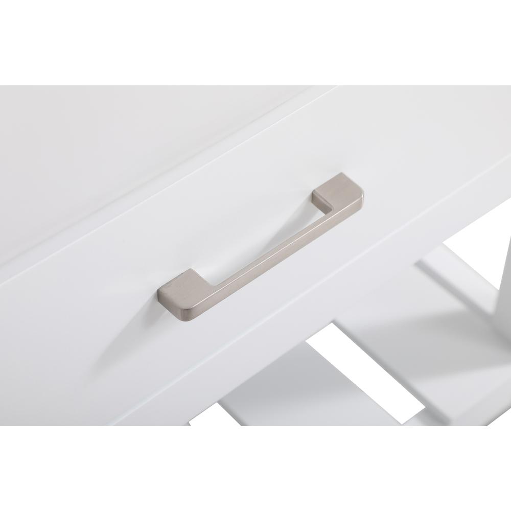 30 inch Single bathroom vanity in white with backsplash. Picture 12