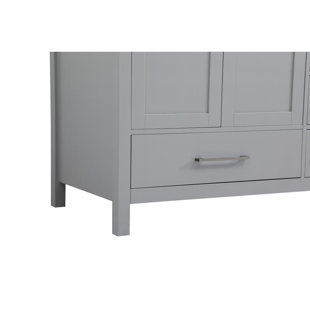 42 inch Single Bathroom Vanity in Gray. Picture 11